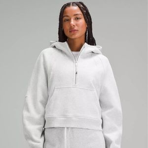 Lululemon Scuba Oversized Half-Zip Hoodie - Grey